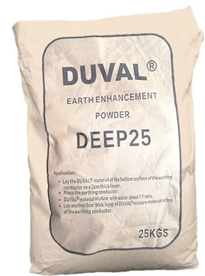 DUVAL earthing enhancing compound powder