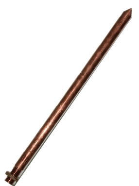 Copper air terminal rod